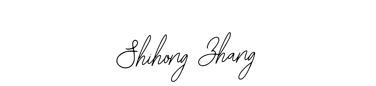 Also You can easily find your signature by using the search form. We will create Shihong Zhang name handwritten signature images for you free of cost using Bearetta-2O07w sign style. Shihong Zhang signature style 12 images and pictures png