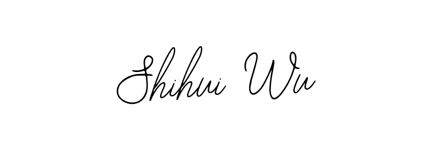 Shihui Wu stylish signature style. Best Handwritten Sign (Bearetta-2O07w) for my name. Handwritten Signature Collection Ideas for my name Shihui Wu. Shihui Wu signature style 12 images and pictures png