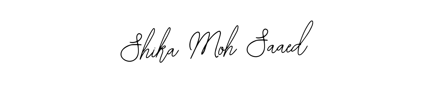 This is the best signature style for the Shika Moh Saaed name. Also you like these signature font (Bearetta-2O07w). Mix name signature. Shika Moh Saaed signature style 12 images and pictures png