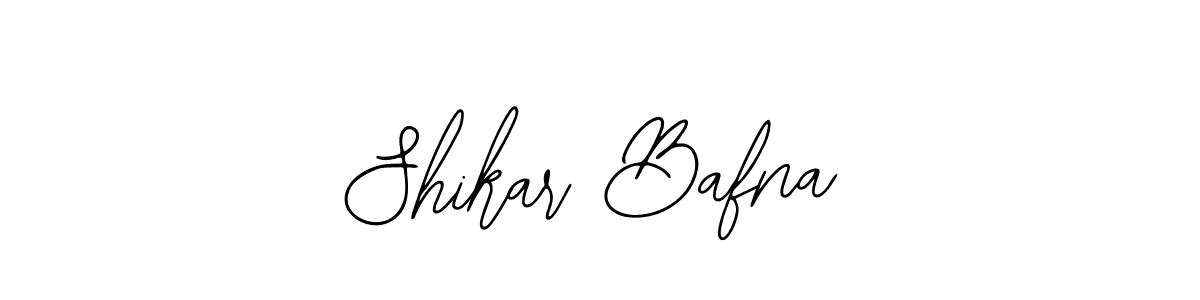 Similarly Bearetta-2O07w is the best handwritten signature design. Signature creator online .You can use it as an online autograph creator for name Shikar Bafna. Shikar Bafna signature style 12 images and pictures png