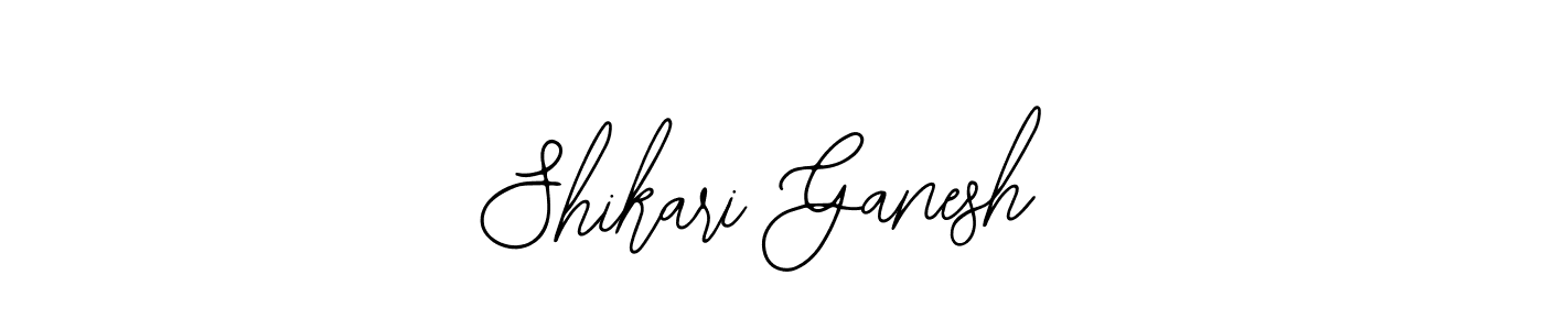 Also we have Shikari Ganesh name is the best signature style. Create professional handwritten signature collection using Bearetta-2O07w autograph style. Shikari Ganesh signature style 12 images and pictures png