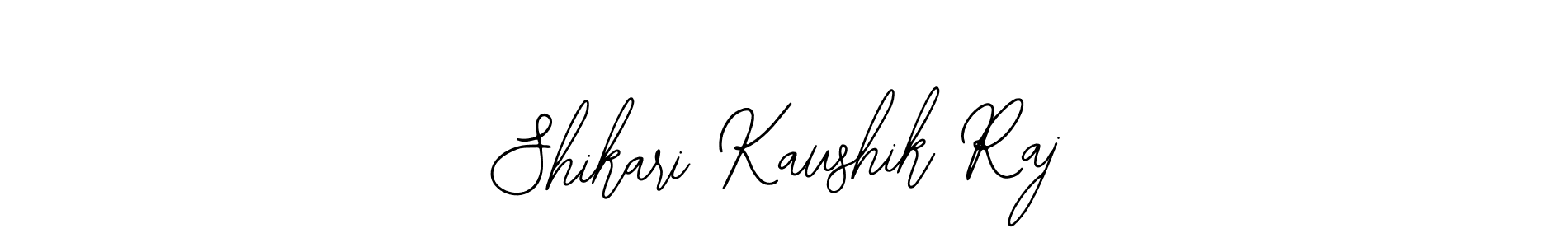 Make a beautiful signature design for name Shikari Kaushik Raj. Use this online signature maker to create a handwritten signature for free. Shikari Kaushik Raj signature style 12 images and pictures png