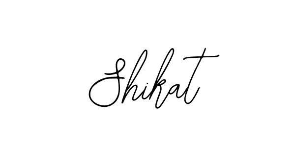 You should practise on your own different ways (Bearetta-2O07w) to write your name (Shikat) in signature. don't let someone else do it for you. Shikat signature style 12 images and pictures png