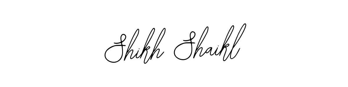 Create a beautiful signature design for name Shikh Shaikl. With this signature (Bearetta-2O07w) fonts, you can make a handwritten signature for free. Shikh Shaikl signature style 12 images and pictures png