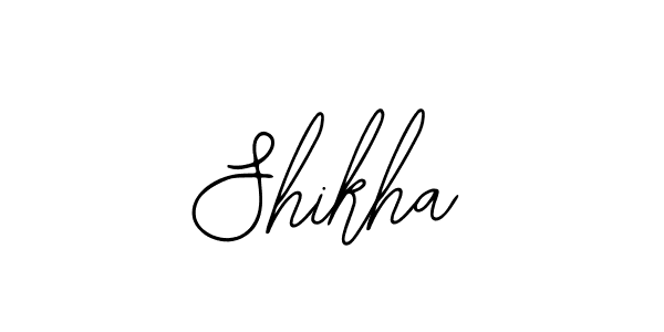 Use a signature maker to create a handwritten signature online. With this signature software, you can design (Bearetta-2O07w) your own signature for name Shikha. Shikha signature style 12 images and pictures png