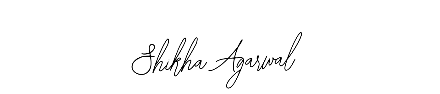 How to make Shikha Agarwal signature? Bearetta-2O07w is a professional autograph style. Create handwritten signature for Shikha Agarwal name. Shikha Agarwal signature style 12 images and pictures png