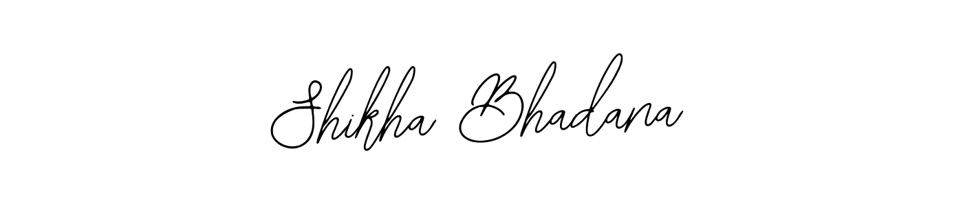 Use a signature maker to create a handwritten signature online. With this signature software, you can design (Bearetta-2O07w) your own signature for name Shikha Bhadana. Shikha Bhadana signature style 12 images and pictures png