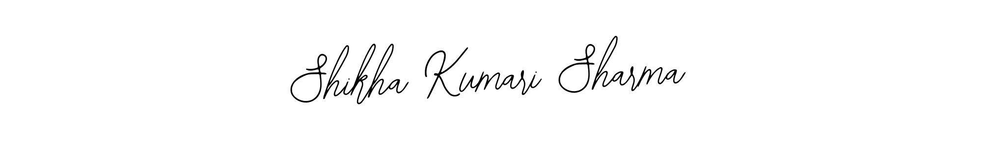 Use a signature maker to create a handwritten signature online. With this signature software, you can design (Bearetta-2O07w) your own signature for name Shikha Kumari Sharma. Shikha Kumari Sharma signature style 12 images and pictures png