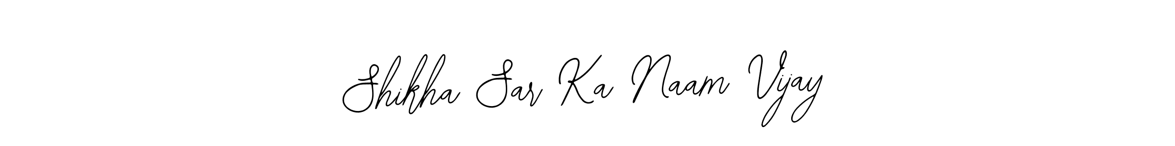 It looks lik you need a new signature style for name Shikha Sar Ka Naam Vijay. Design unique handwritten (Bearetta-2O07w) signature with our free signature maker in just a few clicks. Shikha Sar Ka Naam Vijay signature style 12 images and pictures png