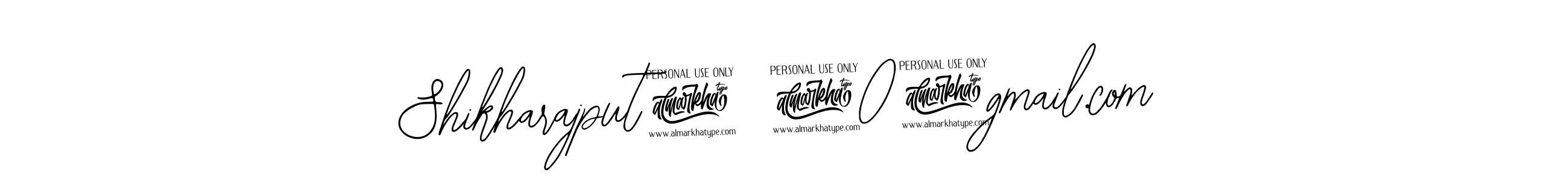 How to make Shikharajput7890@gmail.com name signature. Use Bearetta-2O07w style for creating short signs online. This is the latest handwritten sign. Shikharajput7890@gmail.com signature style 12 images and pictures png