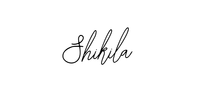 The best way (Bearetta-2O07w) to make a short signature is to pick only two or three words in your name. The name Shikila include a total of six letters. For converting this name. Shikila signature style 12 images and pictures png