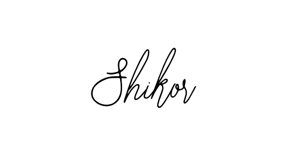 You should practise on your own different ways (Bearetta-2O07w) to write your name (Shikor) in signature. don't let someone else do it for you. Shikor signature style 12 images and pictures png