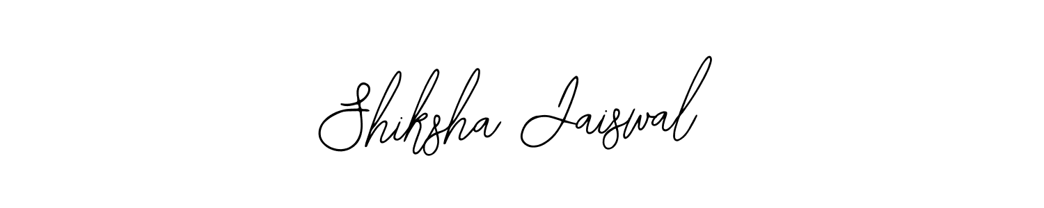 How to Draw Shiksha Jaiswal signature style? Bearetta-2O07w is a latest design signature styles for name Shiksha Jaiswal. Shiksha Jaiswal signature style 12 images and pictures png