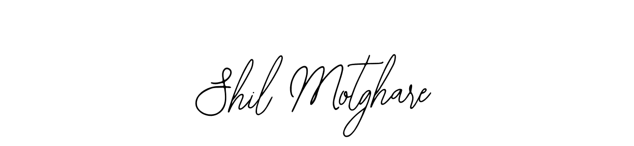 Use a signature maker to create a handwritten signature online. With this signature software, you can design (Bearetta-2O07w) your own signature for name Shil Motghare. Shil Motghare signature style 12 images and pictures png