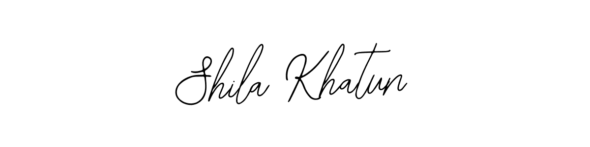 Shila Khatun stylish signature style. Best Handwritten Sign (Bearetta-2O07w) for my name. Handwritten Signature Collection Ideas for my name Shila Khatun. Shila Khatun signature style 12 images and pictures png