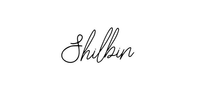 Design your own signature with our free online signature maker. With this signature software, you can create a handwritten (Bearetta-2O07w) signature for name Shilbin. Shilbin signature style 12 images and pictures png