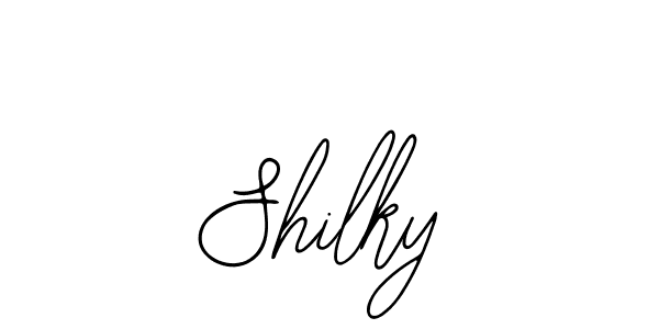 You should practise on your own different ways (Bearetta-2O07w) to write your name (Shilky) in signature. don't let someone else do it for you. Shilky signature style 12 images and pictures png