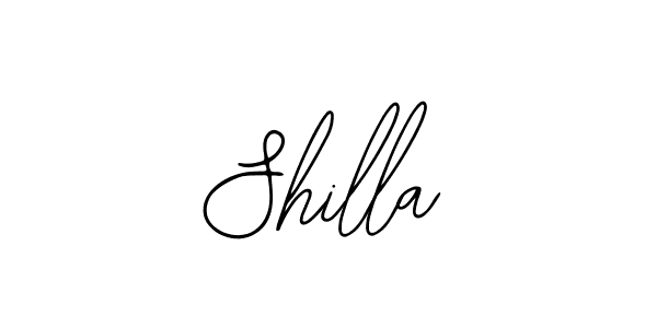 How to make Shilla name signature. Use Bearetta-2O07w style for creating short signs online. This is the latest handwritten sign. Shilla signature style 12 images and pictures png