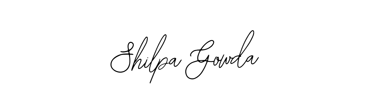 It looks lik you need a new signature style for name Shilpa Gowda. Design unique handwritten (Bearetta-2O07w) signature with our free signature maker in just a few clicks. Shilpa Gowda signature style 12 images and pictures png