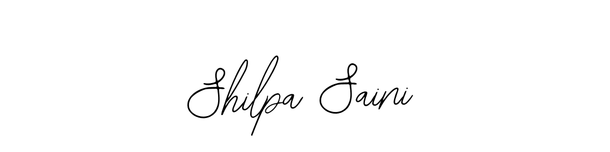 Make a beautiful signature design for name Shilpa Saini. Use this online signature maker to create a handwritten signature for free. Shilpa Saini signature style 12 images and pictures png