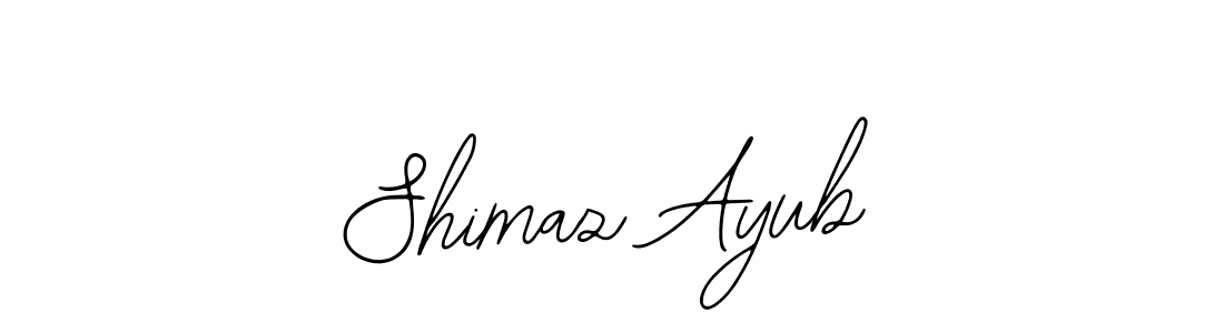 Make a beautiful signature design for name Shimaz Ayub. With this signature (Bearetta-2O07w) style, you can create a handwritten signature for free. Shimaz Ayub signature style 12 images and pictures png