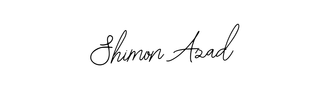 How to make Shimon Azad signature? Bearetta-2O07w is a professional autograph style. Create handwritten signature for Shimon Azad name. Shimon Azad signature style 12 images and pictures png