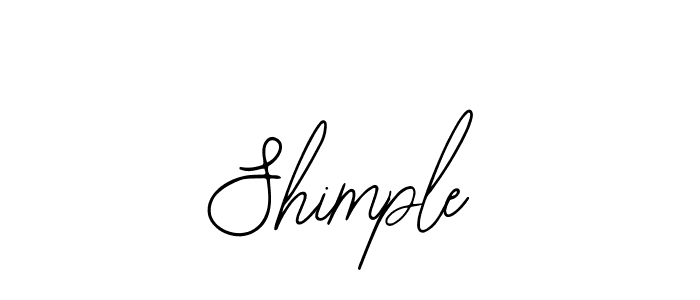Create a beautiful signature design for name Shimple. With this signature (Bearetta-2O07w) fonts, you can make a handwritten signature for free. Shimple signature style 12 images and pictures png