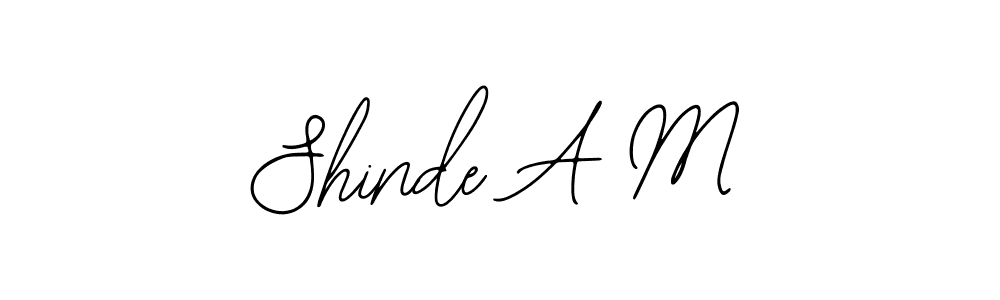 if you are searching for the best signature style for your name Shinde A M. so please give up your signature search. here we have designed multiple signature styles  using Bearetta-2O07w. Shinde A M signature style 12 images and pictures png