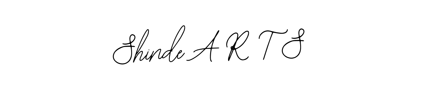 How to make Shinde A R T S signature? Bearetta-2O07w is a professional autograph style. Create handwritten signature for Shinde A R T S name. Shinde A R T S signature style 12 images and pictures png