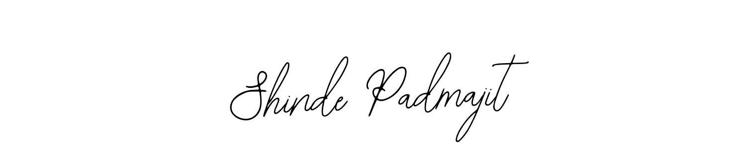 if you are searching for the best signature style for your name Shinde Padmajit. so please give up your signature search. here we have designed multiple signature styles  using Bearetta-2O07w. Shinde Padmajit signature style 12 images and pictures png