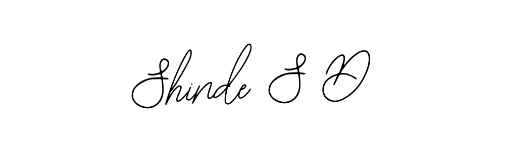 Use a signature maker to create a handwritten signature online. With this signature software, you can design (Bearetta-2O07w) your own signature for name Shinde S D. Shinde S D signature style 12 images and pictures png
