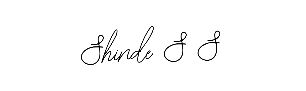 Make a beautiful signature design for name Shinde S S. Use this online signature maker to create a handwritten signature for free. Shinde S S signature style 12 images and pictures png
