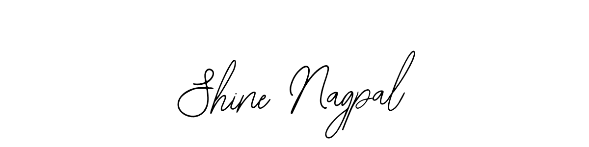 You should practise on your own different ways (Bearetta-2O07w) to write your name (Shine Nagpal) in signature. don't let someone else do it for you. Shine Nagpal signature style 12 images and pictures png