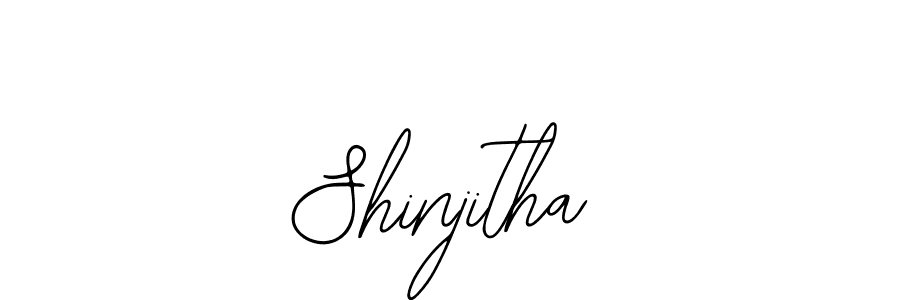 Use a signature maker to create a handwritten signature online. With this signature software, you can design (Bearetta-2O07w) your own signature for name Shinjitha. Shinjitha signature style 12 images and pictures png