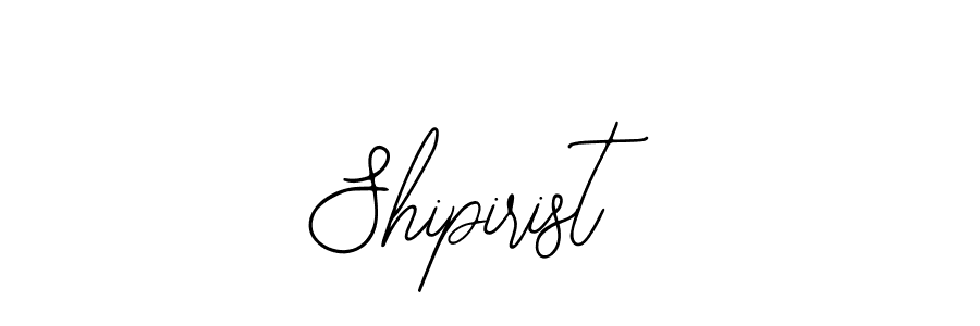 How to make Shipirist name signature. Use Bearetta-2O07w style for creating short signs online. This is the latest handwritten sign. Shipirist signature style 12 images and pictures png