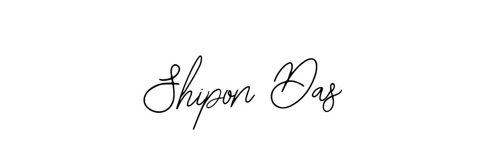 Also we have Shipon Das name is the best signature style. Create professional handwritten signature collection using Bearetta-2O07w autograph style. Shipon Das signature style 12 images and pictures png