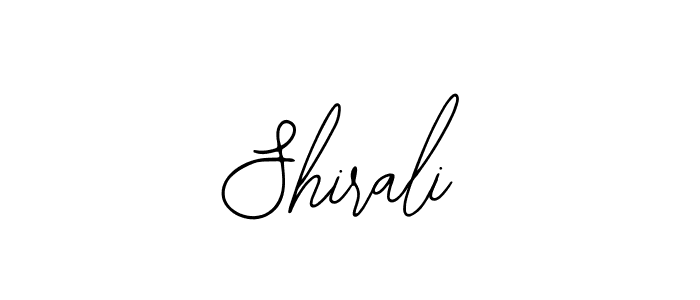 How to make Shirali name signature. Use Bearetta-2O07w style for creating short signs online. This is the latest handwritten sign. Shirali signature style 12 images and pictures png