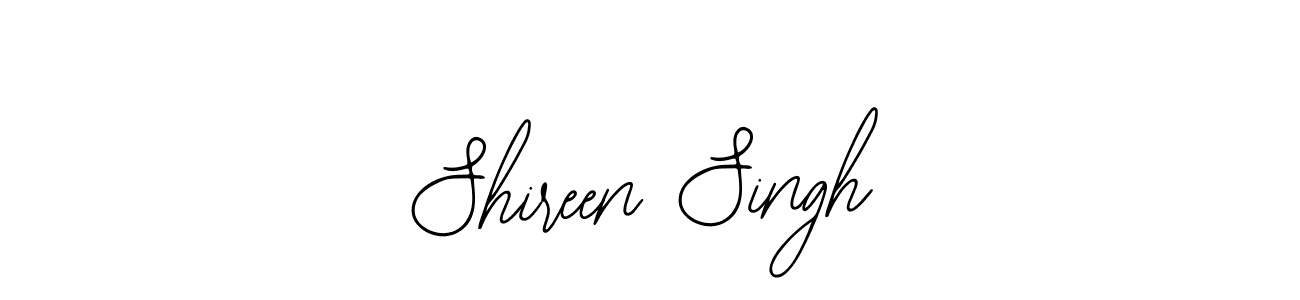 Bearetta-2O07w is a professional signature style that is perfect for those who want to add a touch of class to their signature. It is also a great choice for those who want to make their signature more unique. Get Shireen Singh name to fancy signature for free. Shireen Singh signature style 12 images and pictures png