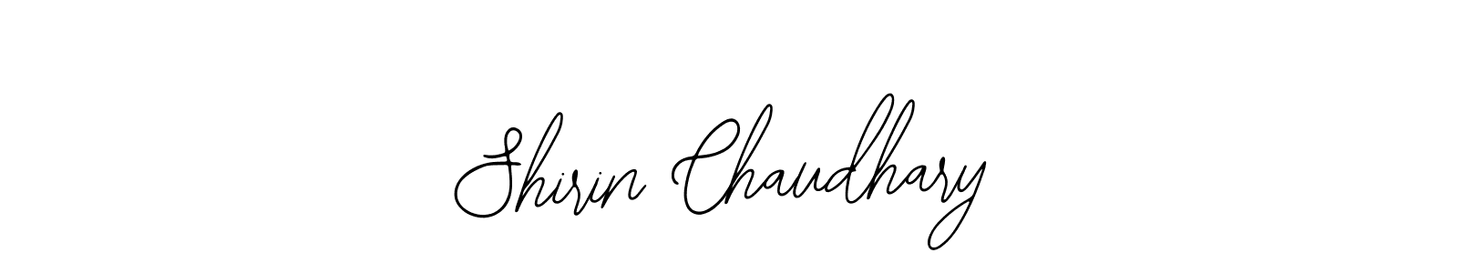 How to make Shirin Chaudhary name signature. Use Bearetta-2O07w style for creating short signs online. This is the latest handwritten sign. Shirin Chaudhary signature style 12 images and pictures png