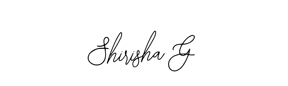 You can use this online signature creator to create a handwritten signature for the name Shirisha G. This is the best online autograph maker. Shirisha G signature style 12 images and pictures png