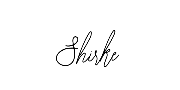 You should practise on your own different ways (Bearetta-2O07w) to write your name (Shirke) in signature. don't let someone else do it for you. Shirke signature style 12 images and pictures png