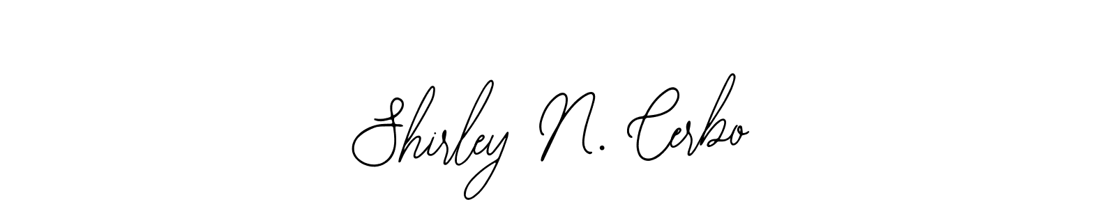 How to Draw Shirley N. Cerbo signature style? Bearetta-2O07w is a latest design signature styles for name Shirley N. Cerbo. Shirley N. Cerbo signature style 12 images and pictures png