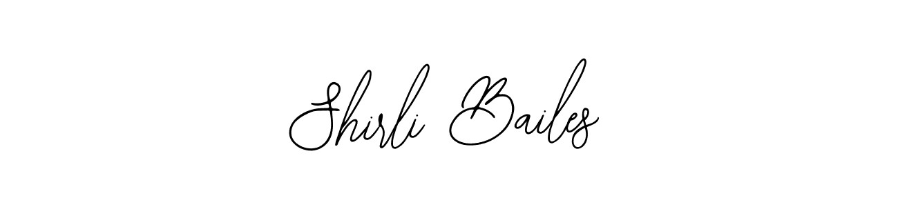 How to make Shirli Bailes name signature. Use Bearetta-2O07w style for creating short signs online. This is the latest handwritten sign. Shirli Bailes signature style 12 images and pictures png