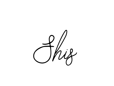 Shis stylish signature style. Best Handwritten Sign (Bearetta-2O07w) for my name. Handwritten Signature Collection Ideas for my name Shis. Shis signature style 12 images and pictures png