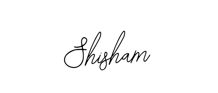 Use a signature maker to create a handwritten signature online. With this signature software, you can design (Bearetta-2O07w) your own signature for name Shisham. Shisham signature style 12 images and pictures png