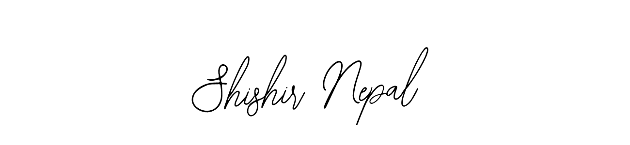 Create a beautiful signature design for name Shishir Nepal. With this signature (Bearetta-2O07w) fonts, you can make a handwritten signature for free. Shishir Nepal signature style 12 images and pictures png