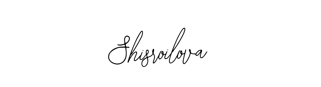 Make a beautiful signature design for name Shisroilova. With this signature (Bearetta-2O07w) style, you can create a handwritten signature for free. Shisroilova signature style 12 images and pictures png