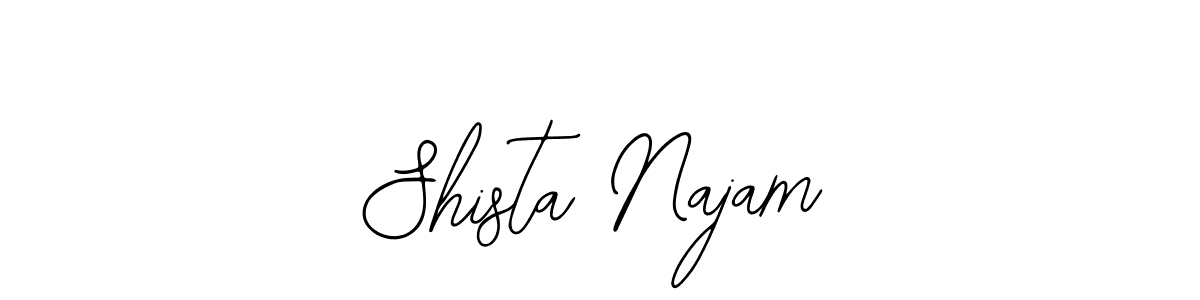 Also we have Shista Najam name is the best signature style. Create professional handwritten signature collection using Bearetta-2O07w autograph style. Shista Najam signature style 12 images and pictures png