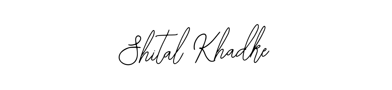 How to make Shital Khadke name signature. Use Bearetta-2O07w style for creating short signs online. This is the latest handwritten sign. Shital Khadke signature style 12 images and pictures png