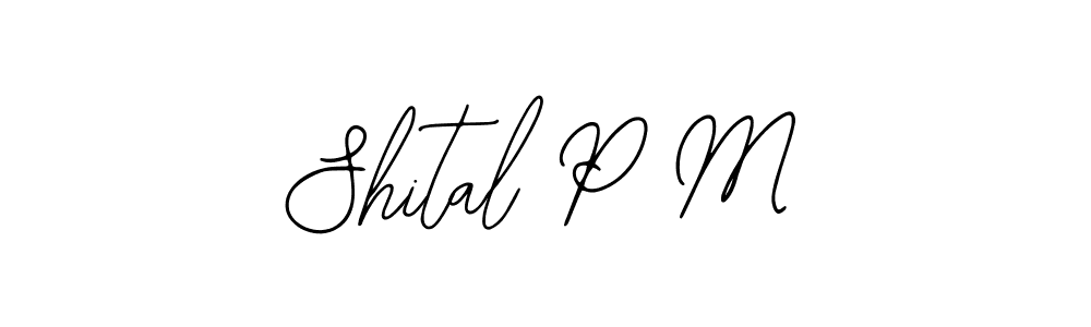 Bearetta-2O07w is a professional signature style that is perfect for those who want to add a touch of class to their signature. It is also a great choice for those who want to make their signature more unique. Get Shital P M name to fancy signature for free. Shital P M signature style 12 images and pictures png